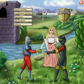 The Final Battleのタイトル画面