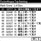 涙のランキング