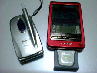 赤いT600Cに接続