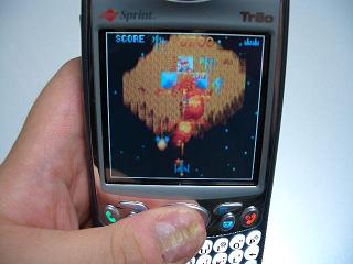 AvenNexRをTreo650で遊んでいるところ