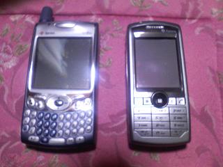 Treo650との大きさ比較