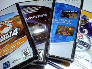 届いたゲームたち